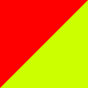 BRIGHT RED WHITE YELLOW FLUO G