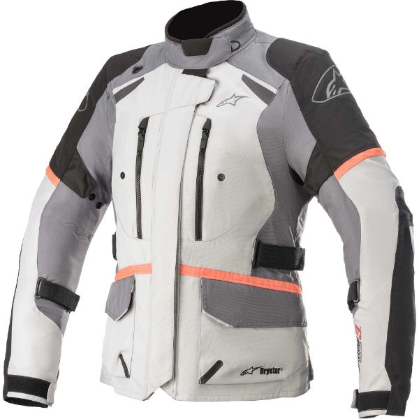 giacca moto 4 stagioni Alpinestars Bogotà PRO Drystar - Dark Bl/Blk/Br Red