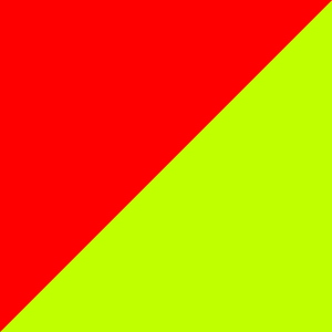 WHITE NEON RED YELLOW FLUO