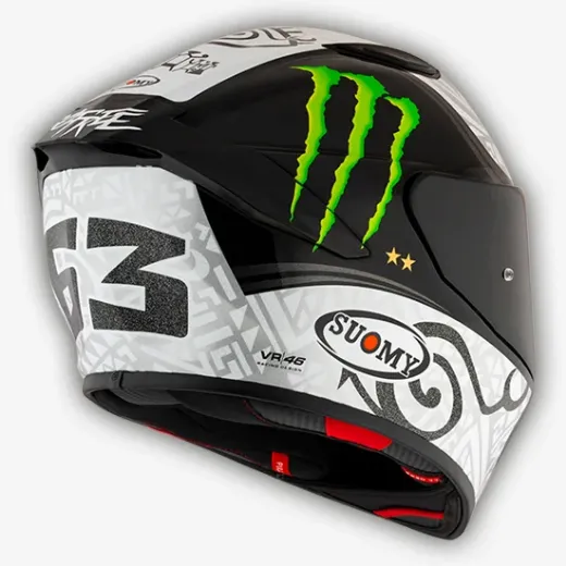 Immagine di CASCO TRACK-1 BAGNAIA WINTER TEST MONSTER ENERGY SUOMY