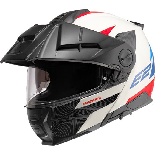 Immagine di CASCO MODULARE ADVENTURE E2 DEFENDER WHITE SCHUBERTH