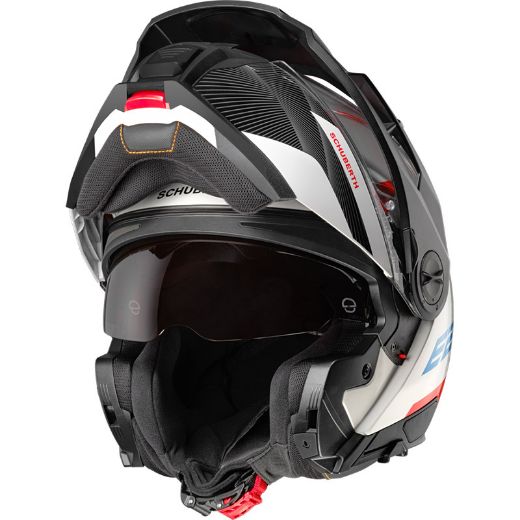 Immagine di CASCO MODULARE ADVENTURE E2 DEFENDER WHITE SCHUBERTH