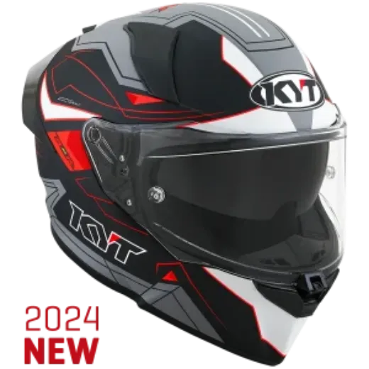 Immagine di CASCO R2R LED MATT BLACK GREY KYT E06