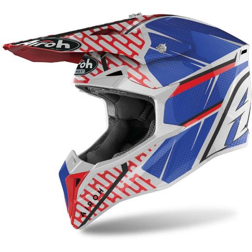 Immagine di CASCO WRAAP IDOL RED/BLU GLOSS AIROH