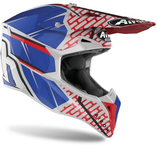 Immagine di CASCO WRAAP IDOL RED/BLU GLOSS AIROH