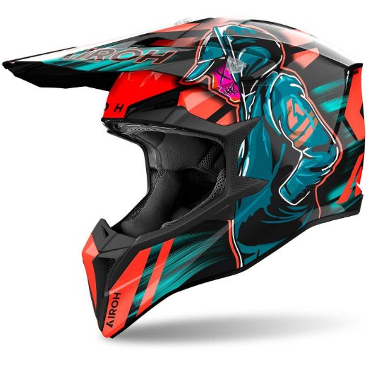 Immagine di CASCO WRAAAP CYBER ORANGE GLOSS AIROH