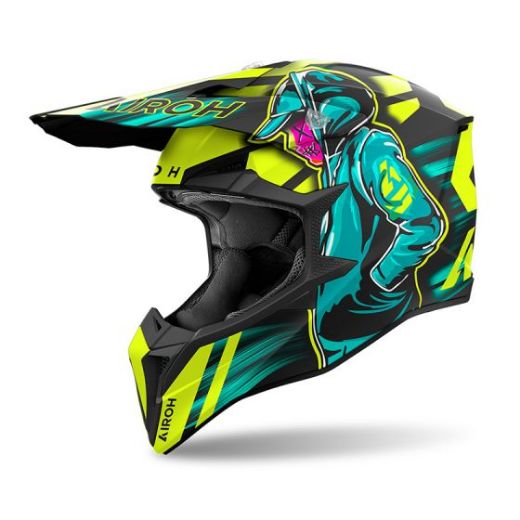 Immagine di CASCO WRAAAP CYBER YELLOW MATT AIROH