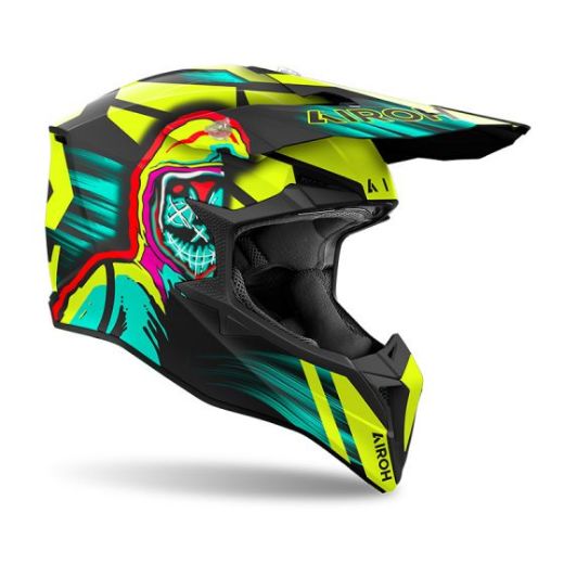 Immagine di CASCO WRAAAP CYBER YELLOW MATT AIROH