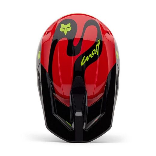 Immagine di Casco V1 Emotion Helmet-Fluorescent Red Fox 