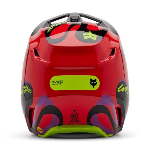 Immagine di Casco V1 Emotion Helmet-Fluorescent Red Fox 