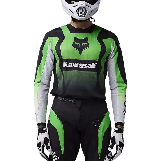 Immagine di Maglia 180 Kawasaki- FLUORESCENT GREEN - FOX