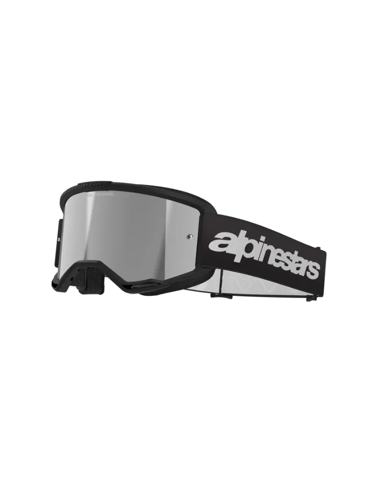 Vision 3 Wordmark Goggle - Black Silver Mirror