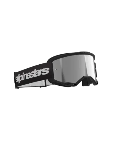 Vision 3 Wordmark Goggle - Black Silver Mirror