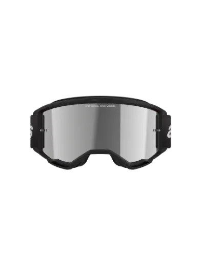 Vision 3 Wordmark Goggle - Black Silver Mirror