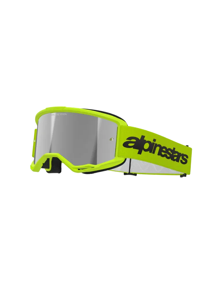 OCCHIALI VISION 3 WORDMARK YELLOW FLUO/SILVER MIRROR ALPINESTARS