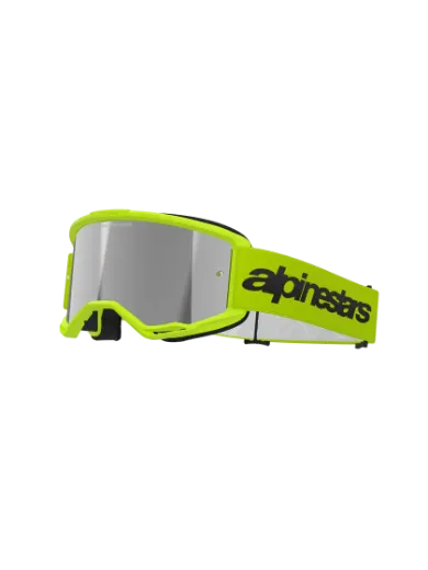 OCCHIALI VISION 3 WORDMARK YELLOW FLUO/SILVER MIRROR ALPINESTARS