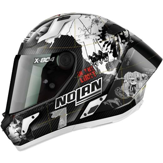 Immagine di CASCO X-804 RS CHECA 024 CARBON WHITE NOLAN