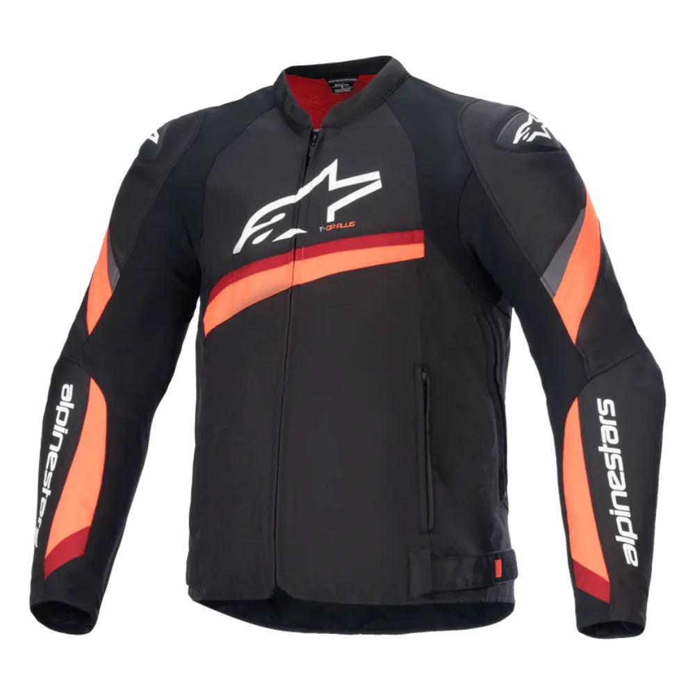 Immagine di GIACCA UOMO T-GP PLUS R V4 ALPINESTARS - NERO/ROSSO FLUO