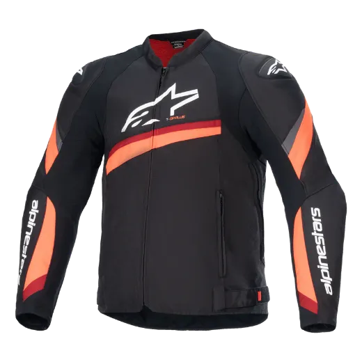 Immagine di GIACCA UOMO T-GP PLUS R V4 ALPINESTARS - NERO/ROSSO FLUO