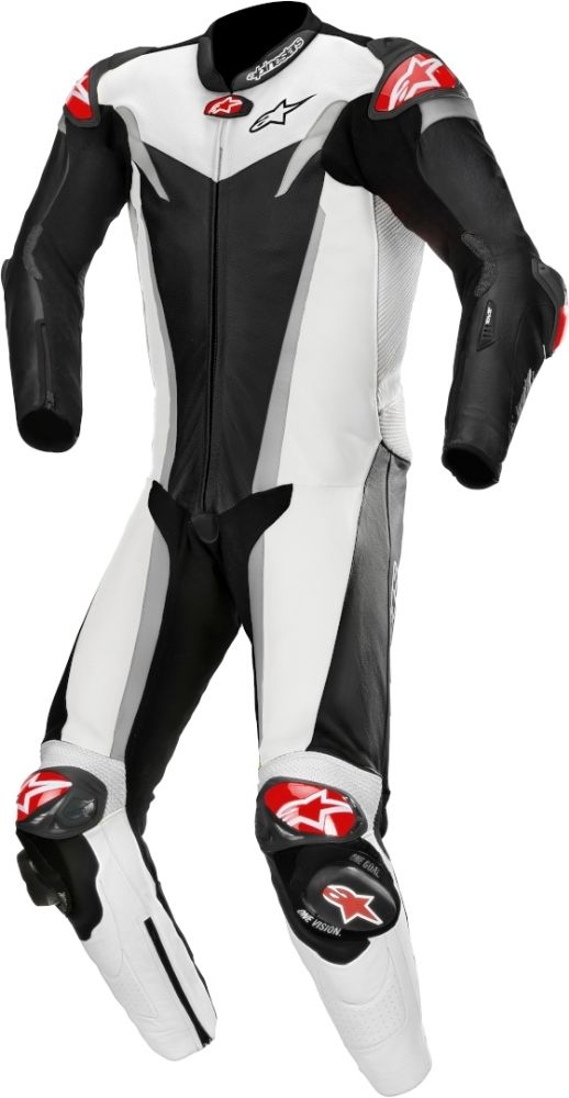 Immagine di TUTA GP TECH V3 1PC ALPINESTARS - BLACK/WHITE/SILVER