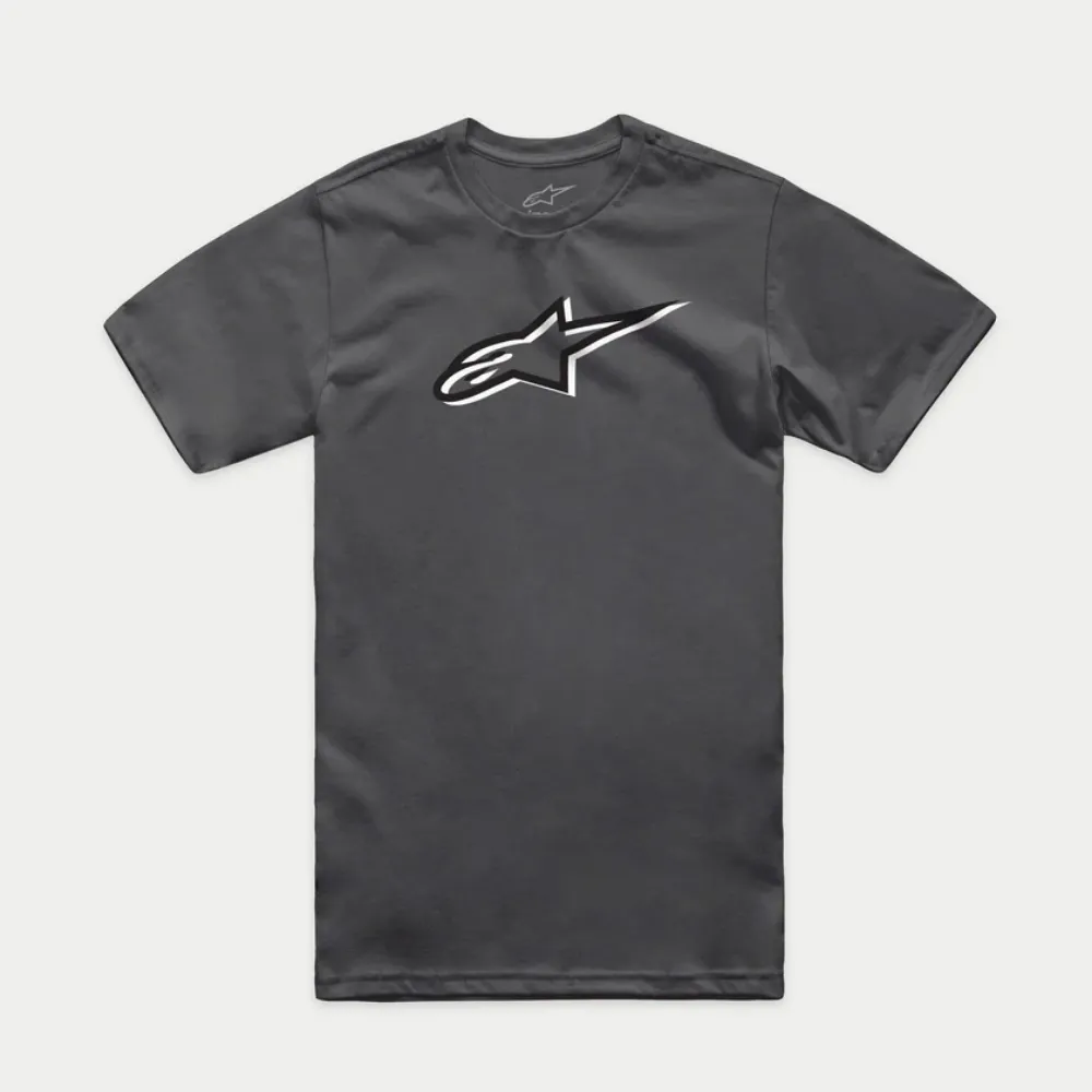 Immagine di T-SHIRT AGELESS SHADOW CSF ALPINESTARS CHARCOAL/BLACK	