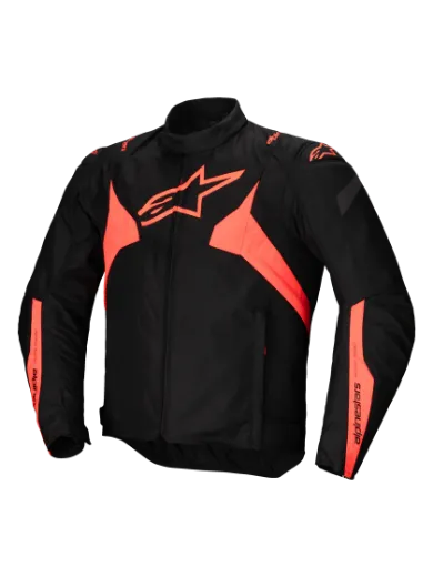 Immagine di GIACCA T-JAWS V4 WATERPROOF ALPINESTARS BLACK/RED FLUO 