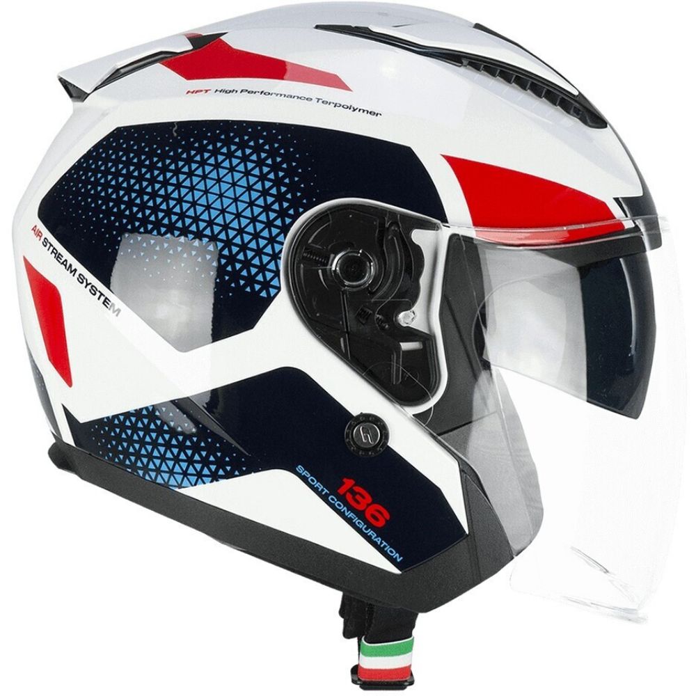 Immagine di CASCO 136G DNA GALAXY Bianco Blu CGM