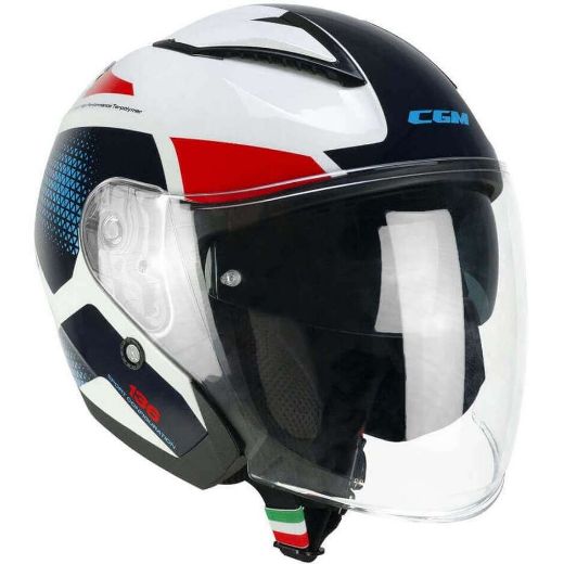 Immagine di CASCO 136G DNA GALAXY Bianco Blu CGM