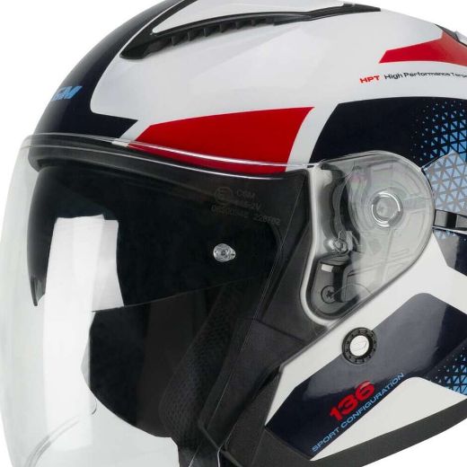 Immagine di CASCO 136G DNA GALAXY Bianco Blu CGM