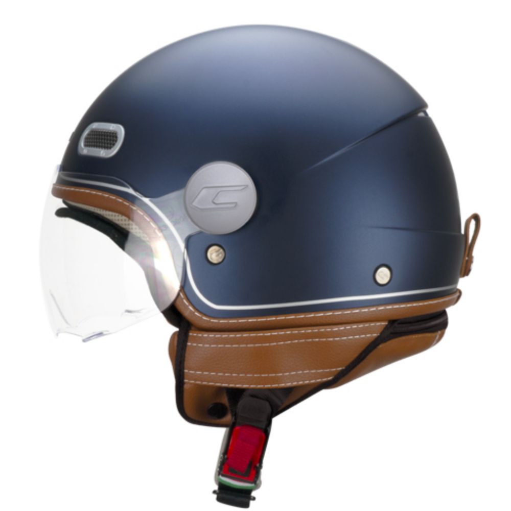 Immagine di CASCO 191V PIX VINTAGE Blu Argento satinato sagomata CGM