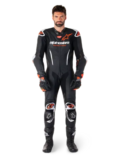 Immagine di TUTA GP-R7 1PC ALPINESTARS BLACK WHITE 