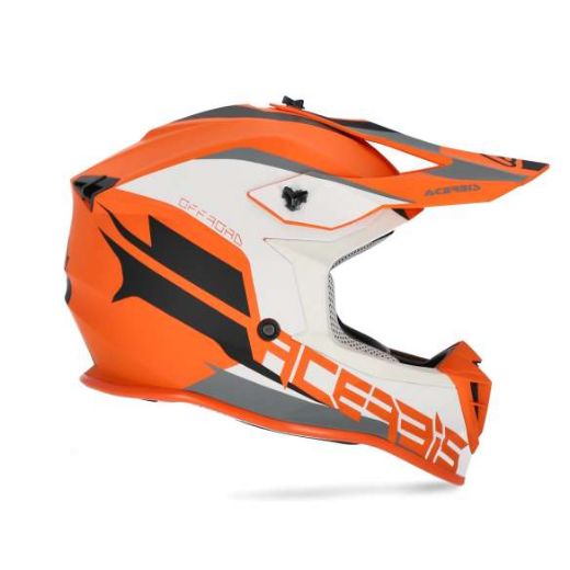 Immagine di CASCO CROSS  LINEAR ARANCIO BIANCO ACERBIS