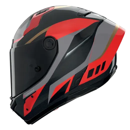 Immagine di CASCO X-804 RS ULTRA CARBON LESMO  362  NERO ROSSO