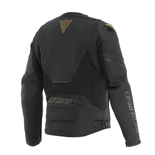 Immagine di GIACCA RACING 5 PELLE DAINESE GOLD