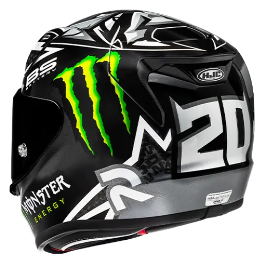 Immagine di CASCO RPHA 12 QUARTARARO REPLICA BLACK HJC