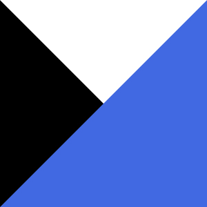 BLACK WHITE RED BLUE