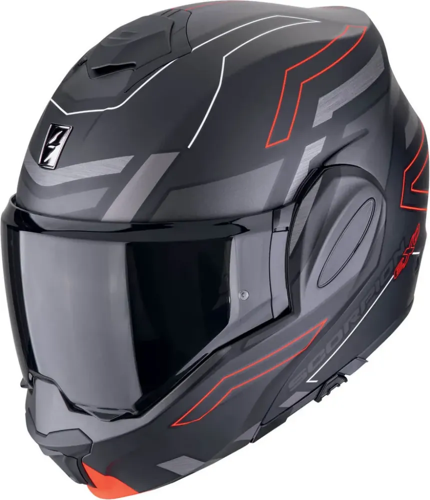 Immagine di CASCO EXO-TECH EVO CONQUER MATT BLACK RED