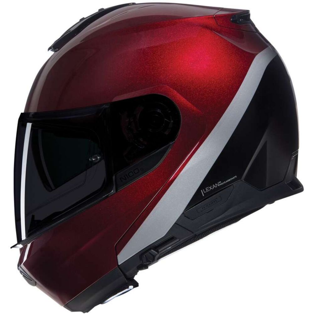 Immagine di CASCO N100-6 VERNICIATURA SPECIALE 341 ROSSO NERO 