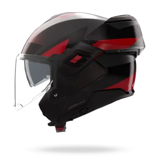 Immagine di CASCO N120-1 CICLONE 364 NERO GRIGIO ROSSO  NOLAN