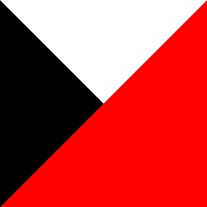 BLACK RED FLUO WHITE GLOSSY