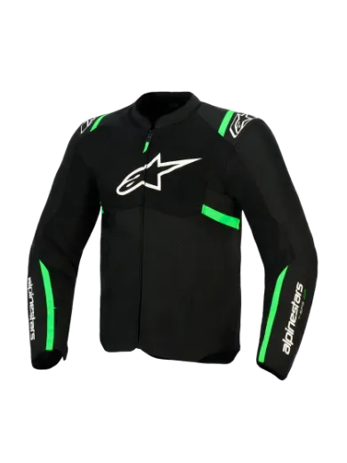 Immagine di GIACCA T-SPS AIR V2 NERO-VERDE ALPINESTARS