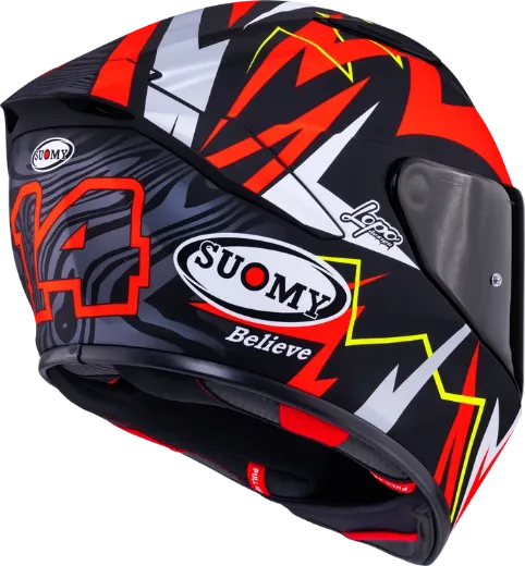 Immagine di CASCO TRACK-1 SAM LOWES 2025 MATT RED