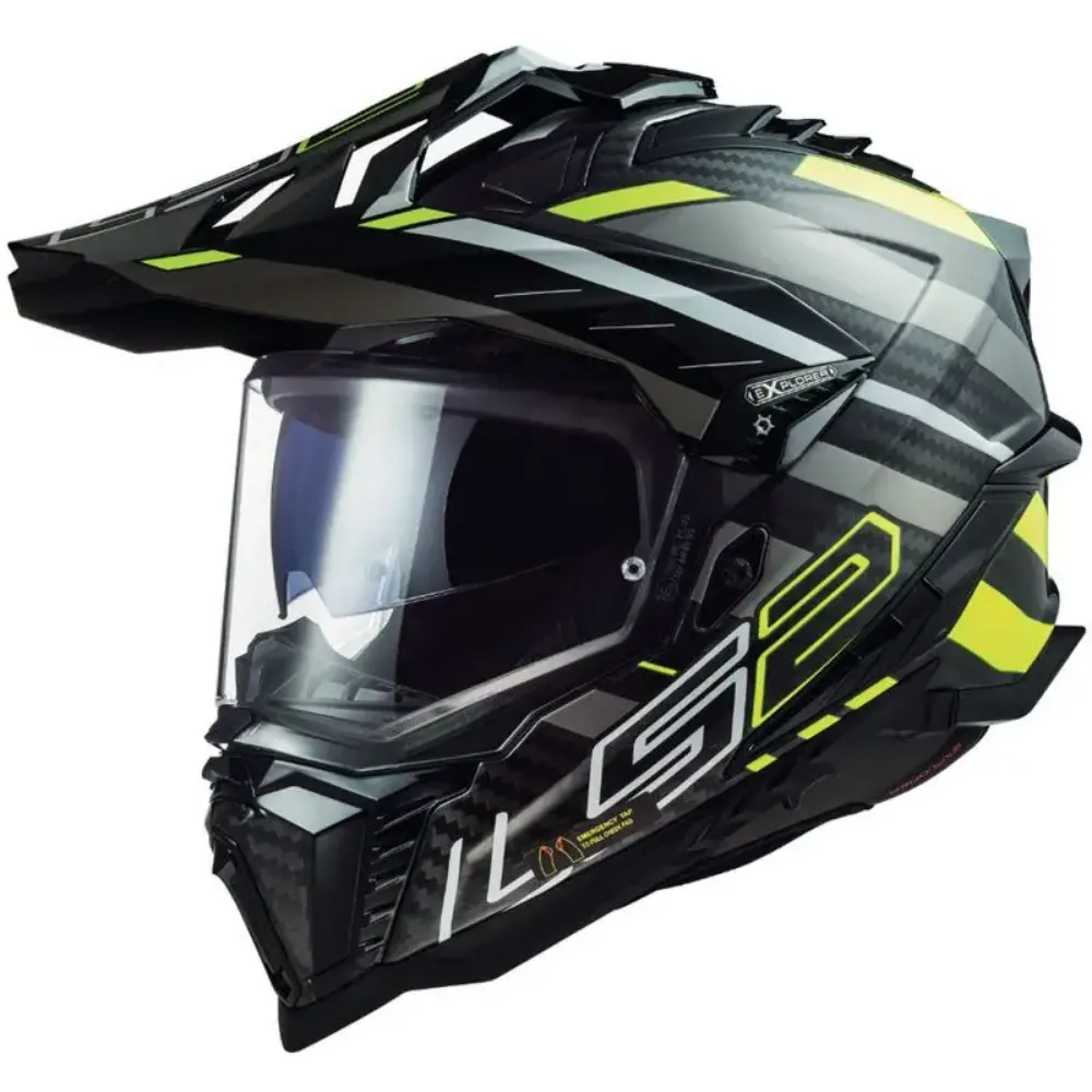 Immagine di LS2 MX701 EXPLORER C EDGE GL.BLACK H-V Y