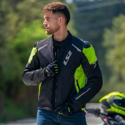 Immagine di LS2 ZOOM MAN JACKET BLACK YELLOW