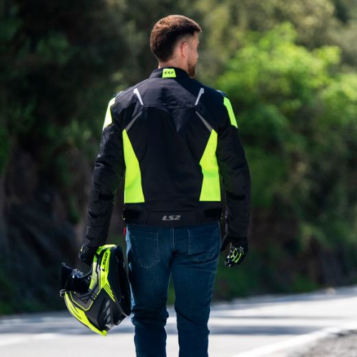 Immagine di LS2 ZOOM MAN JACKET BLACK YELLOW